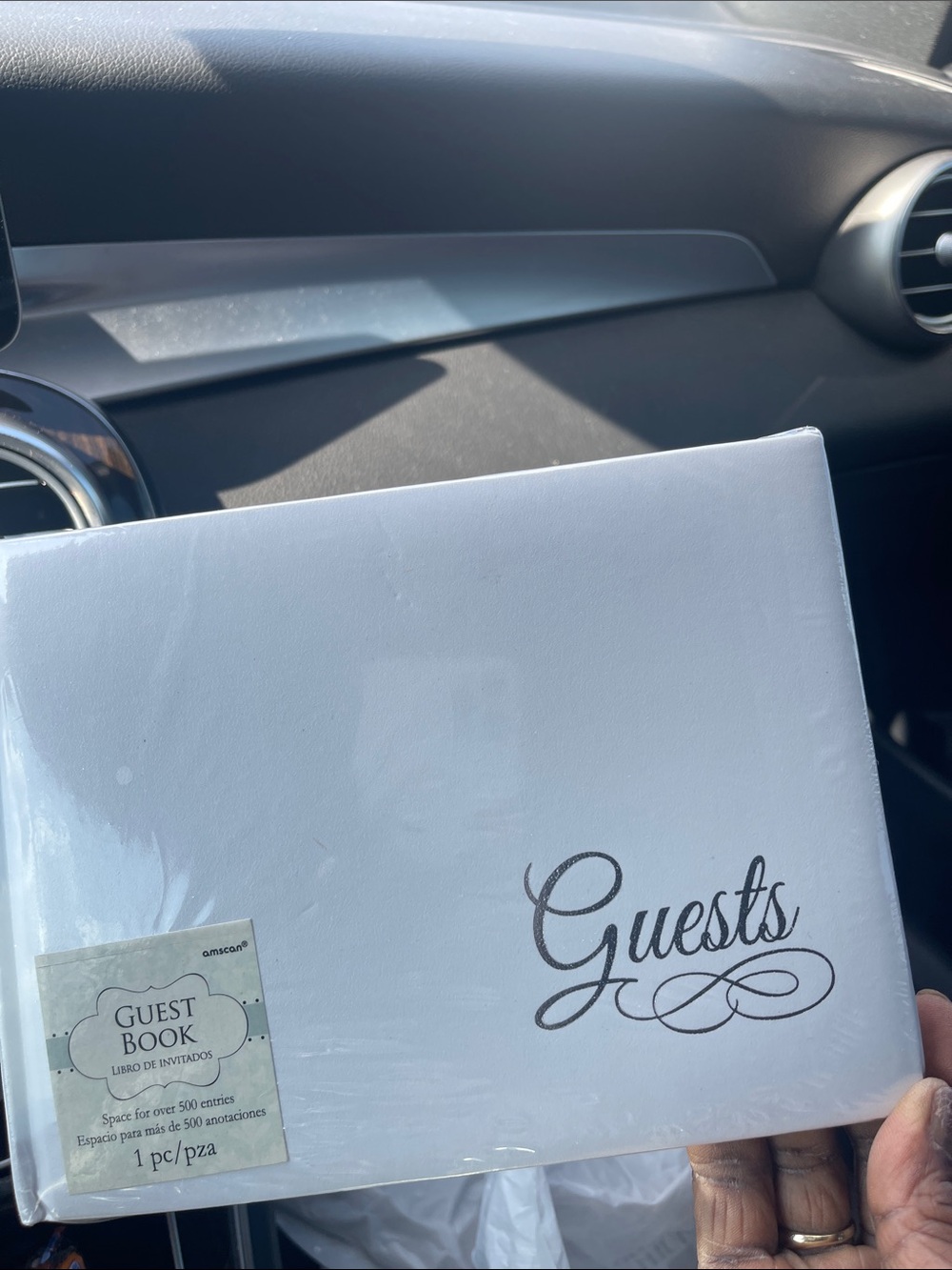 Amscan White Guests Guest Book-500 entries